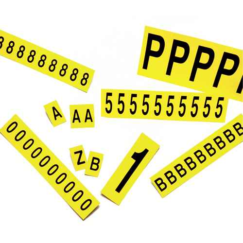 Individual Adhesive Letter Markers (SC752) | Quincaillerie Pont Mercier
